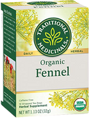 [Bundle Of 4] Traditional Medicinals Organic Fennel, 16 bags Exp:05/28