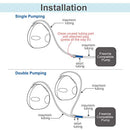 Maymom Replacement Tubing For Freemie Closed System 1Set / Pk