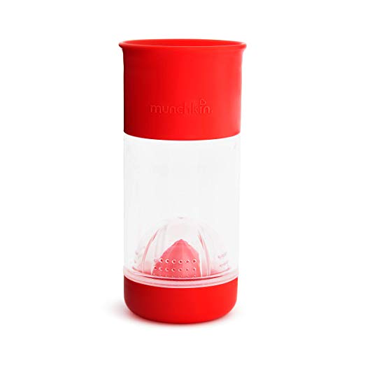 Munchkin Miracle Cl Fruit Infuser Sippy Cup 14 Oz - Red