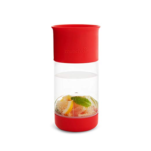 Munchkin Miracle Cl Fruit Infuser Sippy Cup 14 Oz - Red