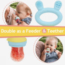 Haakaa Fresh Food Feeder & Cover Set - Blue