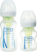 Dr. Brown's PP Wide-Neck Options+ Bottle Sampler Kit (1x270 ml & 1x150 ml bottles, 2x L2 Nipples, 1x Cleaning Brush)