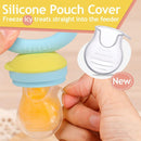 Haakaa Fresh Food Feeder & Cover Set - Blue