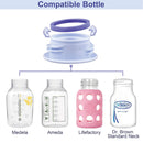 Maymom 3rd Gen Bottle Thread Changer To Use With Wide Avent Flange (spectra wide) And Standard Bottle (Medela); 4pc/pk