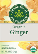 [Bundle Of 4] Traditional Medicinals Organic Ginger Tea, 16 bags Exp: 04/28