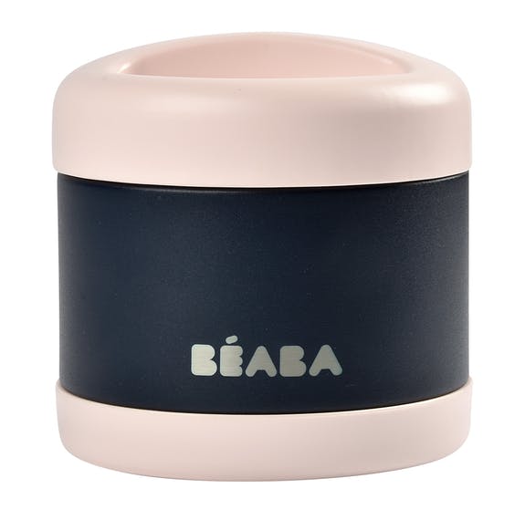 Beaba Stainless Steel Isothermal Portion 500 ml (Light Pink/Night Blue)