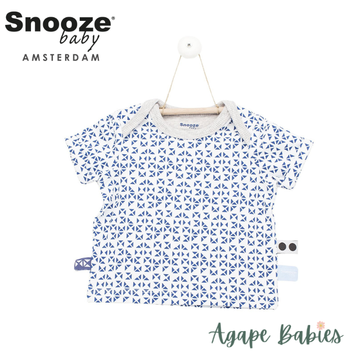 Snoozebaby T-shirt ss Mosaic Indigo - 4 Sizes