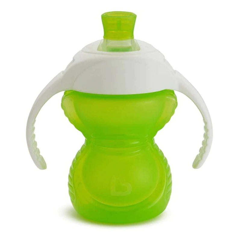 [2-Pack] Munchkin Click Lock™ Bite Proof Trainer Cup 7oz - Green