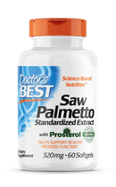 Doctor's Best Best Saw Palmetto 320mg, 60 sgls