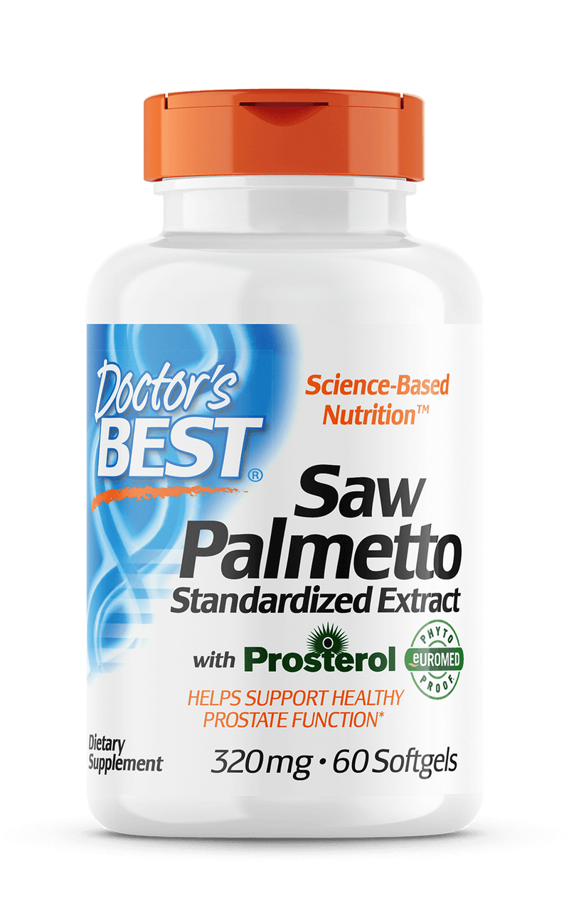Doctor's Best Best Saw Palmetto 320mg, 60 sgls