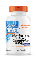 Doctor's Best Hyaluronic Acid with Chondroitin Sulfate, 60 caps Exp: 03/27