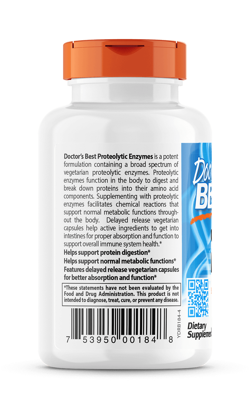 Doctor's Best Proteolytic Enzymes, 90 vcaps