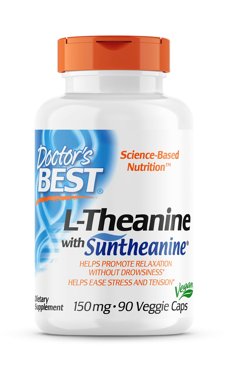 Doctor's Best Suntheanine L-Theanine 150mg, 90 vcaps