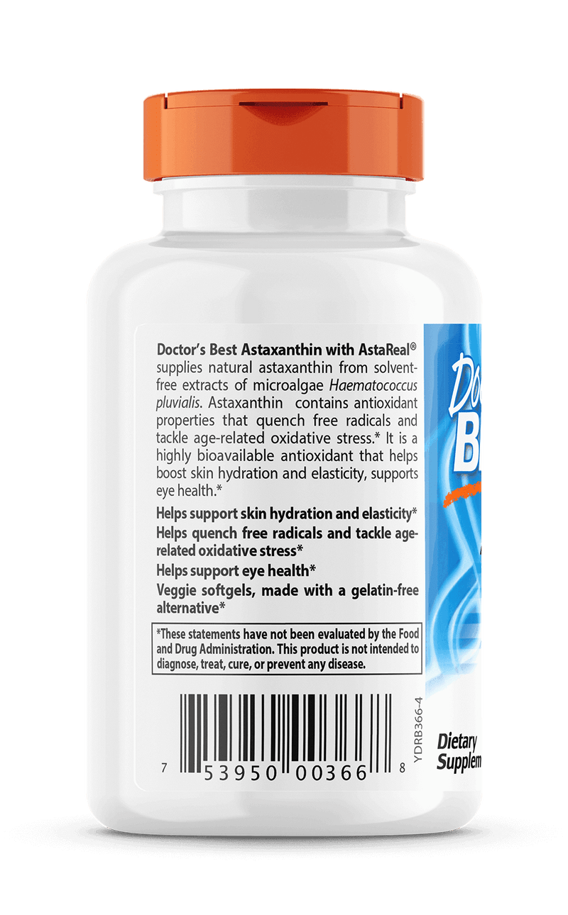 Doctor's Best Astaxanthin with AstaPure 6mg, 30 sgls