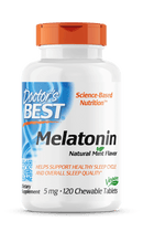 Doctor's Best Melatonin 5mg, 120 tabs Exp: 12/25