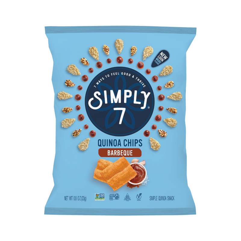 [Pack Of 15] Simply 7 Quinoa Chips - BBQ, 23 g Exp: 05/24