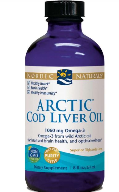 Nordic Naturals Arctic Cod Liver Oil - Plain, 237 ml.