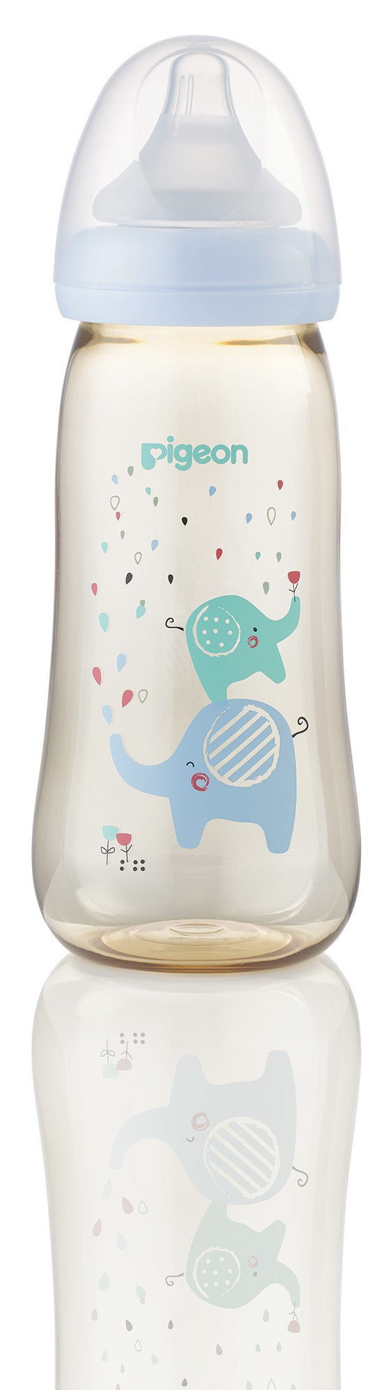 Pigeon SofTouch PPSU Nursing Bottle 330ml (L) - Elephant