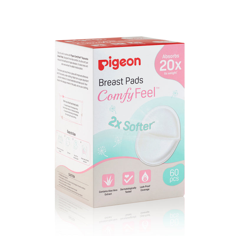 [2-Pk] Pigeon Breast Pads Comfyfeel 60+12Pc Per Box(Total 72pcsx2=144pcs)
