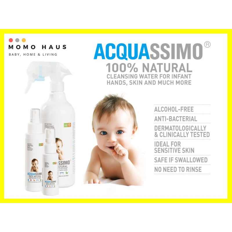 [2-Pack] Acquassimo 100% Natural Sanitising Water From Korea (Alcohol-free) 300ml