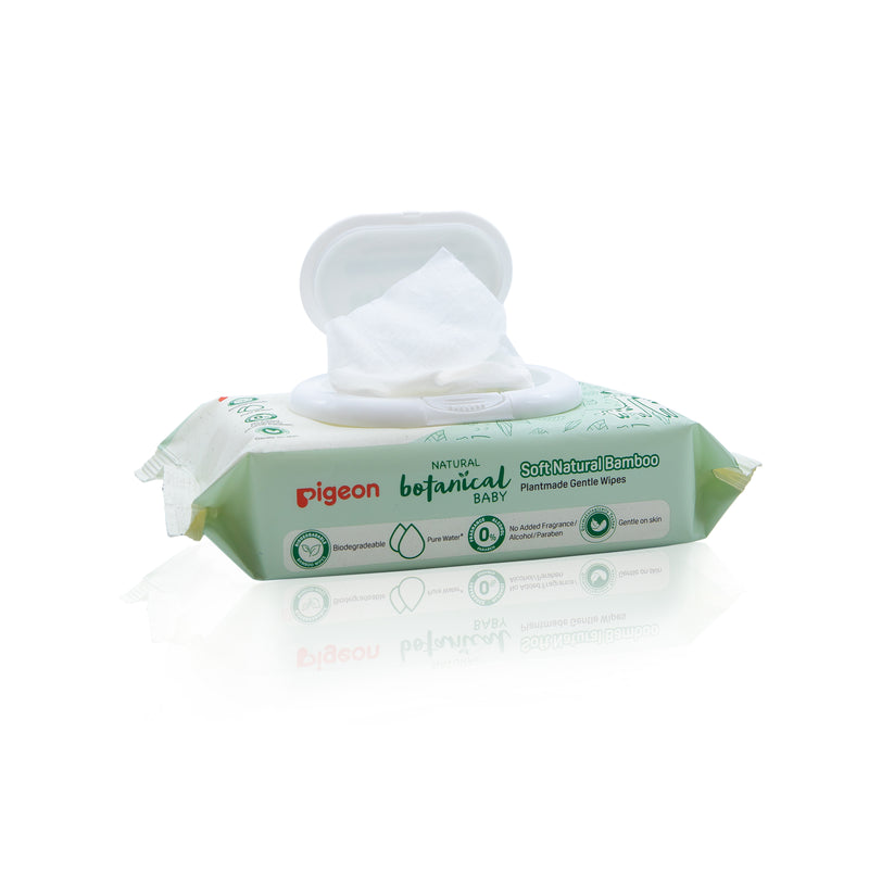 Pigeon Natural Botanical Baby Plantmade Gentle Wipes - 70 Wipes