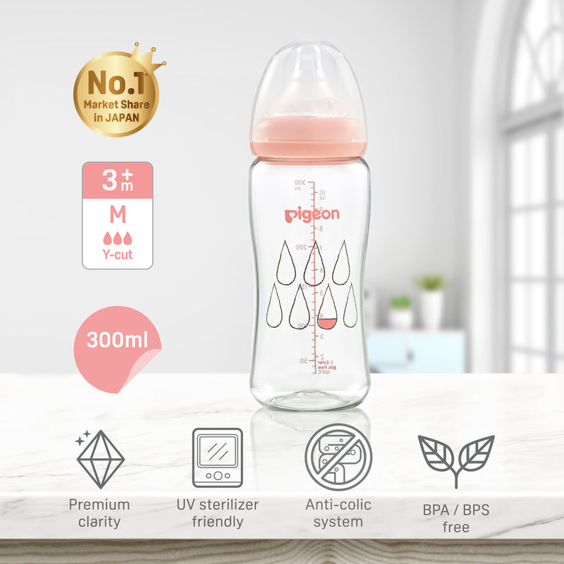 Pigeon Softouch Nurshing Bottle T-Ester 300ml (Dewdrop)
