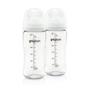 Pigeon Softouch 3 Nursing Wide Neck Bottle Twin Pack T-ester 300ml