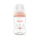 Pigeon Softouch 3 Nursing Wide Neck Bottle T-ester 200ml - Dewdrop