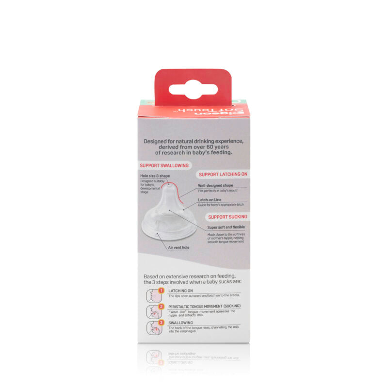 Pigeon Softouch 3 Nursing Bottle PP160ML - Logo