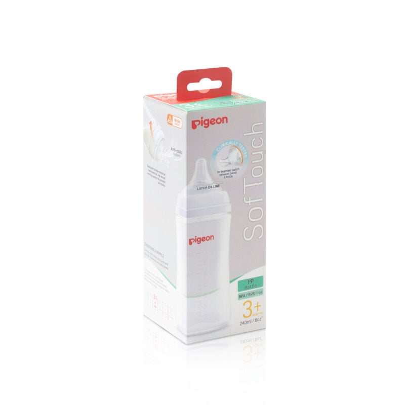 Pigeon Softouch 3 Nursing Bottle PP160ML - Logo