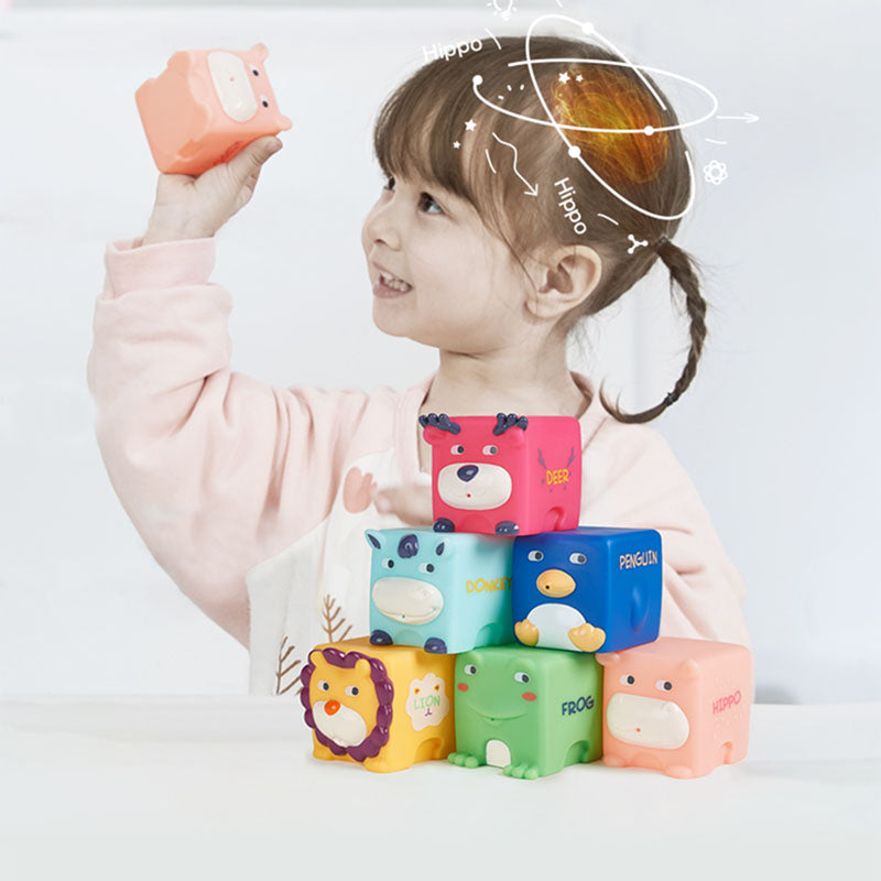 Babycare Animal Squeeze & Stack Block - 2 Styles