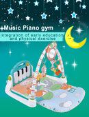 Konig Kids Kick & Play Piano Play Gym (Batteries not included)