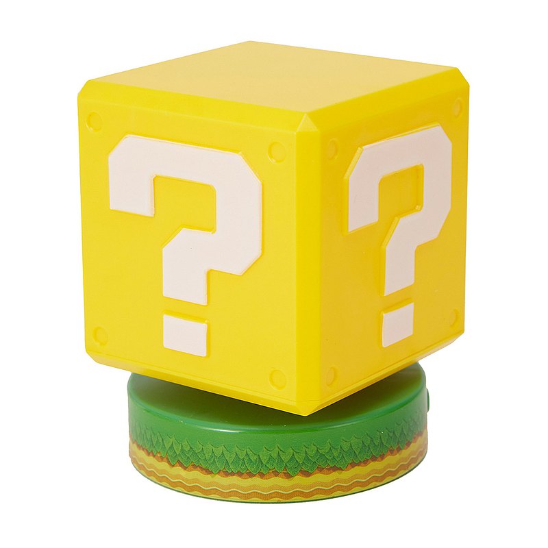 Paladone Super Mario Question Block Icon Light  (