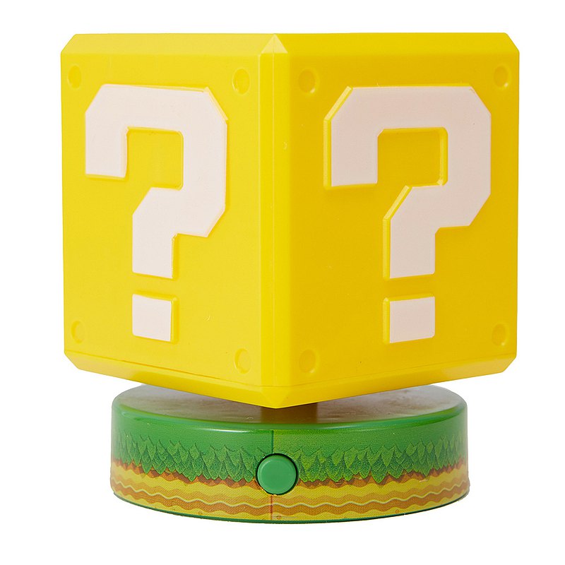 Paladone Super Mario Question Block Icon Light  (