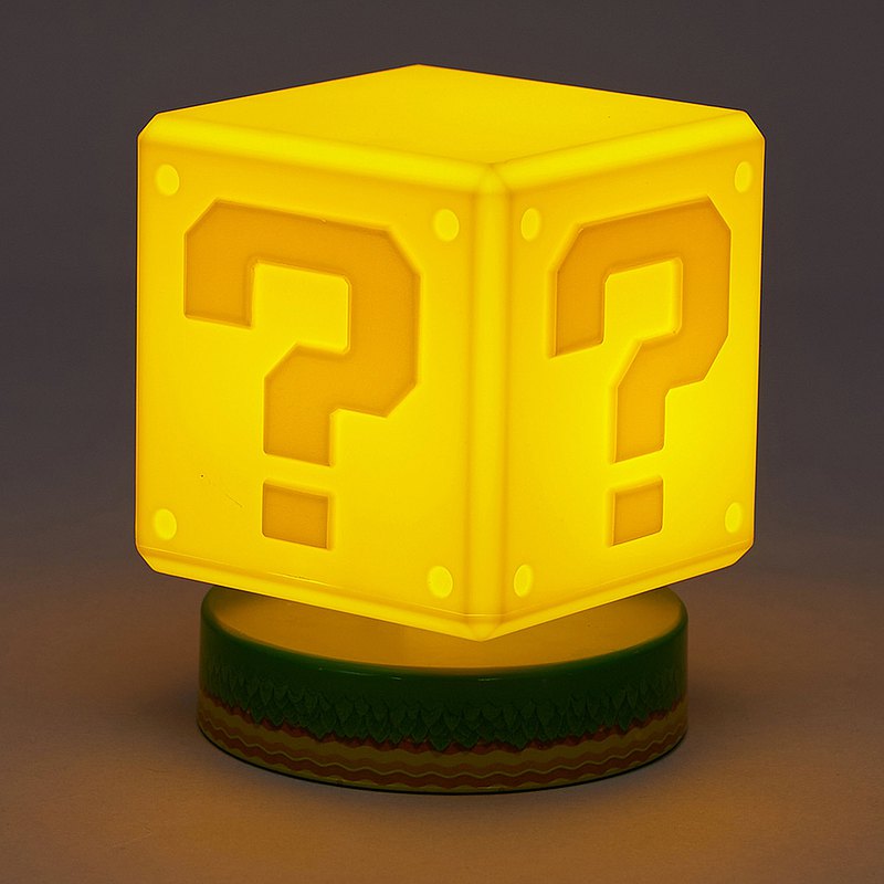 Paladone Super Mario Question Block Icon Light  (