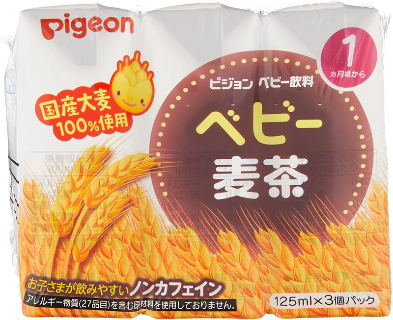 Pigeon Baby Barley Tea 125ML X 3 Exp: 01/25