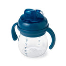 OXO Tot Grow Soft Spout Sippy Cup With Removable Handles 6oz/150ml 4m+ - Navy