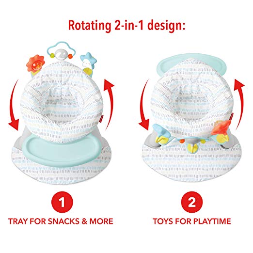 Skip Hop Silver Lining Cloud Infant Seat 2 in 1 Activity