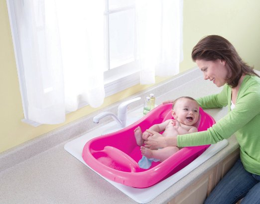 The First Years Delux Newborn To Toddler Tub - Pink