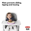 OXO Tot Stick & Stay Suction Plate - Pink