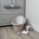 Shnuggle Bath with Plug – Taupe