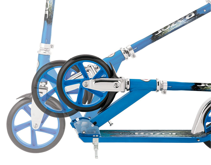 Razor A5 Lux Adult Scooter W/ 200mm Wheels - Blue