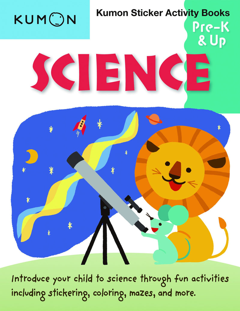 Kumon Science Sticker Activity Book - Pre-K & Up