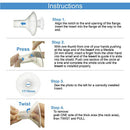 Maymom Flange Inserts 19 mm for Medela and Spectra 24 mm Shields/Flanges. Use with Medela Freestyle, Harmony and Sonata to Reduce 24mm Nipple Tunnel Down to 19 mm; 2pc/Each