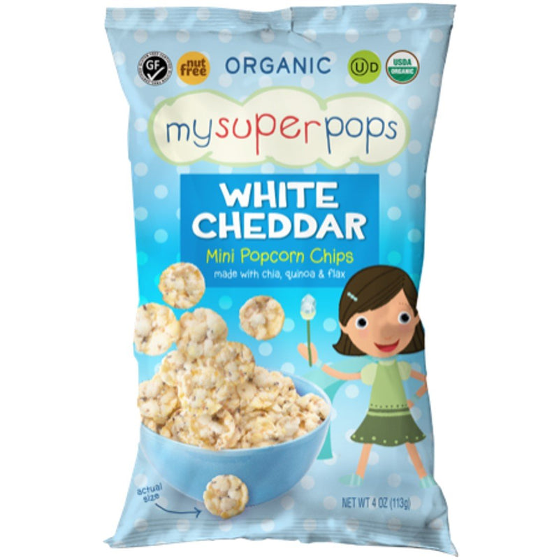 My Super Foods My Super Pops - White Cheddar 113g Exp: