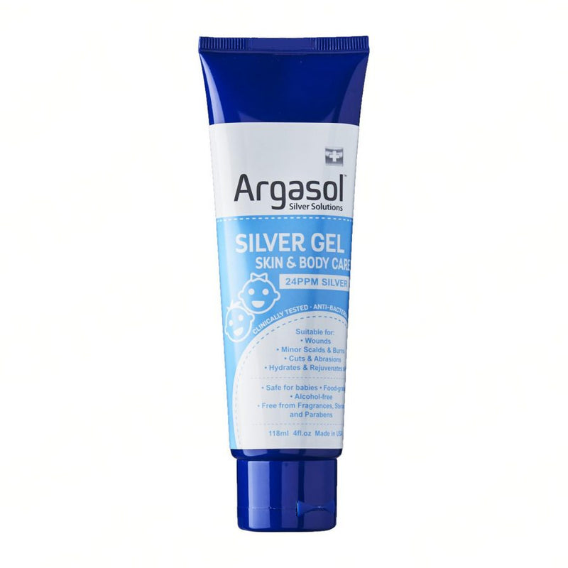 Argasol Kids Anti Bacterial Silver Gel For Skin & Body Care (118ml) Exp: 03/26