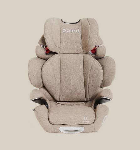 Poled Ball-Fix Pro Junior Car Seat - London Brown (3 Year Local Warranty)