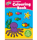 [Bundle Of 3] Galt First Sticker Colouring Book