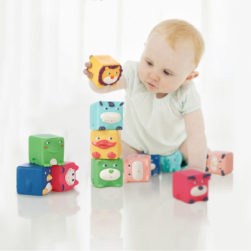 Babycare Animal Squeeze & Stack Block - 2 Styles