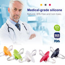 [2-Pack] Puku Animal Baby Pacifier w/case 6m+ 2pcs/Pack (Assorted)